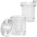 SheeChung 2-Pack Ribbed Glass Apothecary Jars by SheeChung