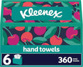 Kleenex Disposable Paper Hand Towels, 6 Boxes, 60 Tissues per Box, Packaging by Kleenex%C2%AE