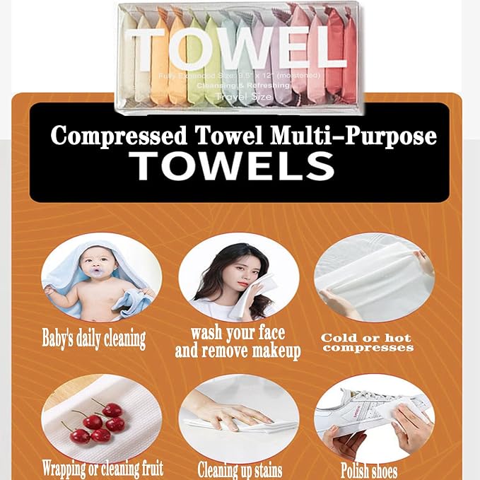 Compressed Portable Face Towel Tablet - Image 6