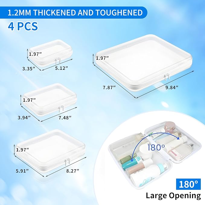 Clear PET Plastic Storage Boxes - Image 2