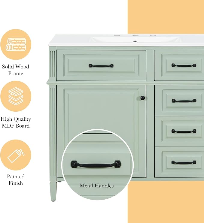 Harper & Bright Designs 36" Bathroom Vanity - Image 8