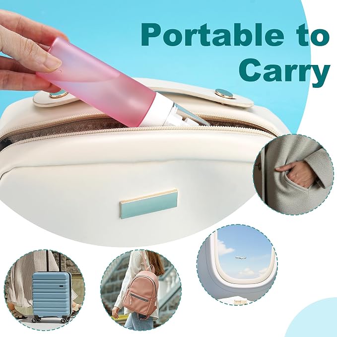 Travel Spray Bottles TSA Approved 3 Pack, Leak Proof Fine Mist Refillable Empty - Image 5