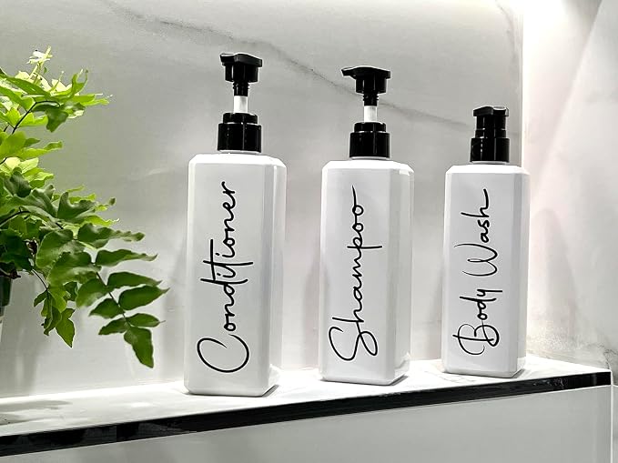 Spa-Inspired Refillable Shampoo and Conditioner Bottles - Image 4
