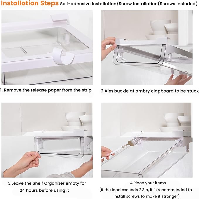 vacane Kitchen Organizer, Under Shelf Pull Out Drawer - Image 7