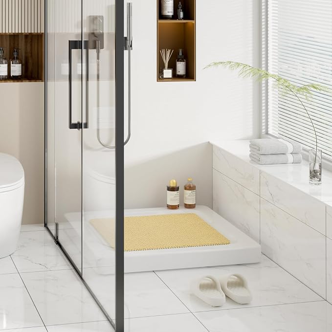 HITSLAM Square Shower Mat Non Slip, Bath Tub Mat - Image 7