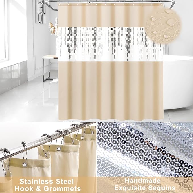 Beige Bathroom Accessories Set - Image 3