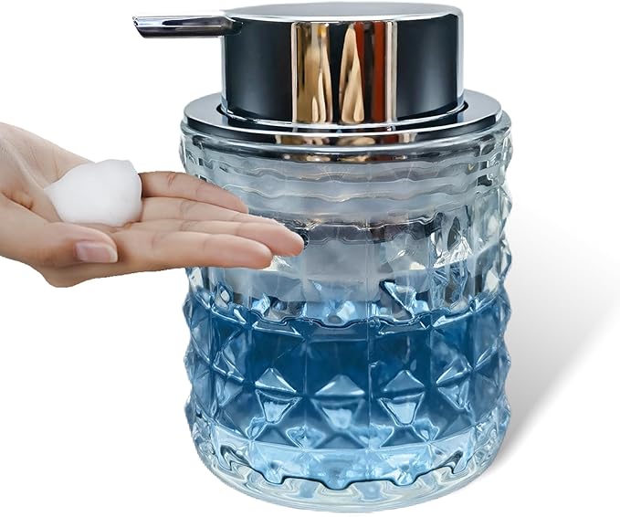Glass Hand Foaming Soap Dispensers by Cendray