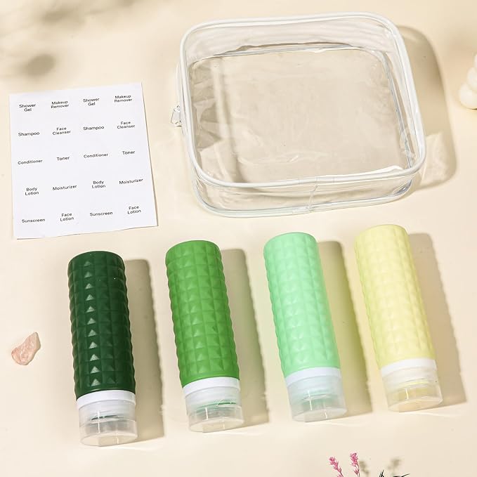 Travel Bottles for Toiletries, TSA Approved Travel Size Containers, Leak Proof - Image 2