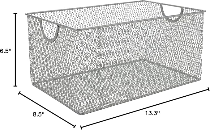 YBM HOME Kitchen Pantry Organizer Wire Basket - Image 2