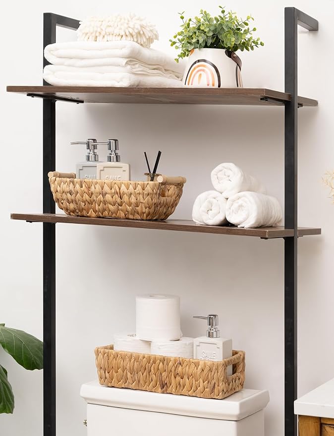 StorageWorks Hand-Woven Small Wicker Baskets, Water Hyacinth Storage Baskets - Image 6
