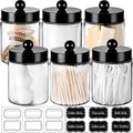 Amolliar Apothecary Jars Bathroom Vanity Storage Organizer Set -Countertop by Amolliar