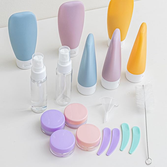 20 Pack Travel Bottles Set for Toiletries TSA Approved, Leak Proof Travel Size - Image 5