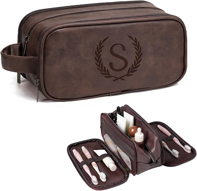 Janhavi Customized Gifts for Men, Waterproof Travel size Toiletries Bag by Janhavi