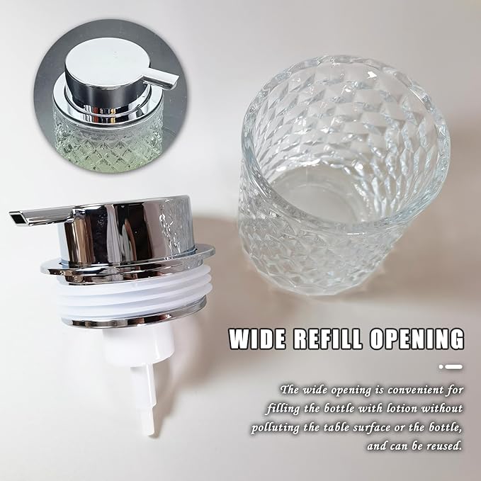 Glass Hand Foaming Soap Dispensers - Image 5