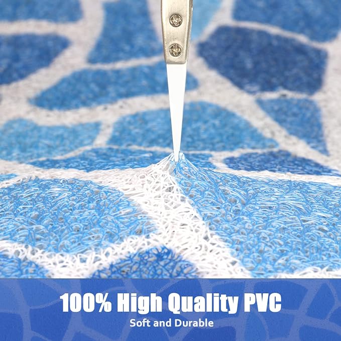 Shower Mat Bathtub Mat Non-Slip: 32x32 Inch, Soft Comfort Bath Mat - Image 5