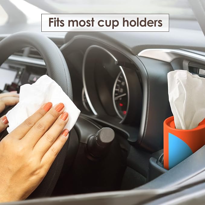 Car Tissue Holder with Facial Tissues Bulk - Image 5