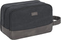 WANDF Travel Toiletry Bag for Men Large Toiletries Shaving Bag Water Resistant by WANDF