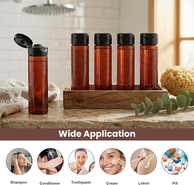 Cosywell 5 Pack Travel Bottles for Toiletries 3.4oz Shampoo Bottles TSA - Image 6