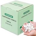 100 Pieces Of Compressed Towels, Disposable Compressed Towel Sheets, Travel by leexayah