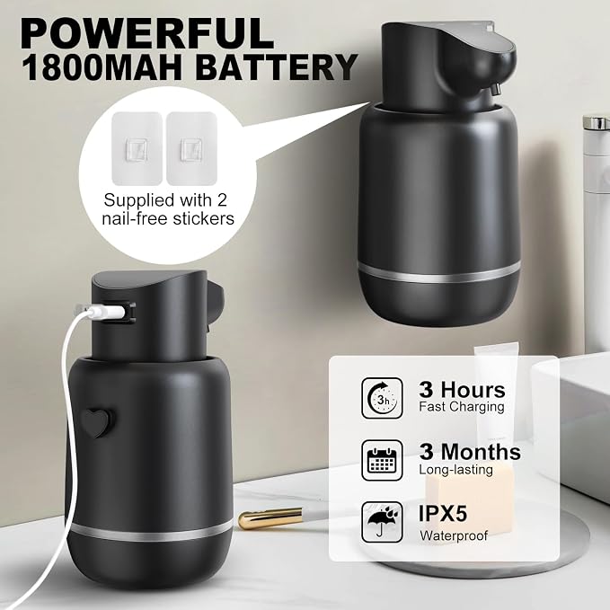 Automatic Foaming Soap Dispenser 15oz/420ml Foaming Hand Sanitizer Touchless - Image 4