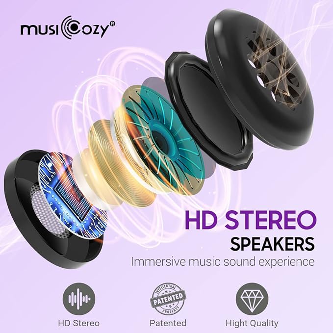 MUSICOZY Sleep Headphones, Wireless Music Earbuds Earphones - Image 5