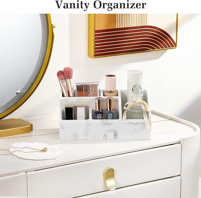 Luxspire Electric Toothbrush Holders, Bathroom Organizer Countertop Caddy 5 - Image 6