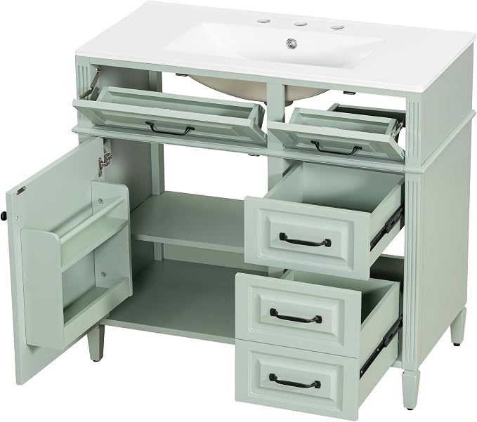 Harper & Bright Designs 36" Bathroom Vanity - Image 9