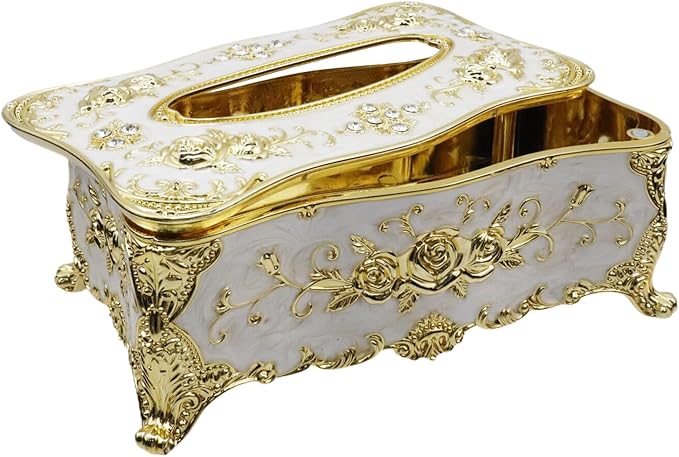 9.45"x5.43"x3.94" Luxurious Rose Tissue Box - Image 6