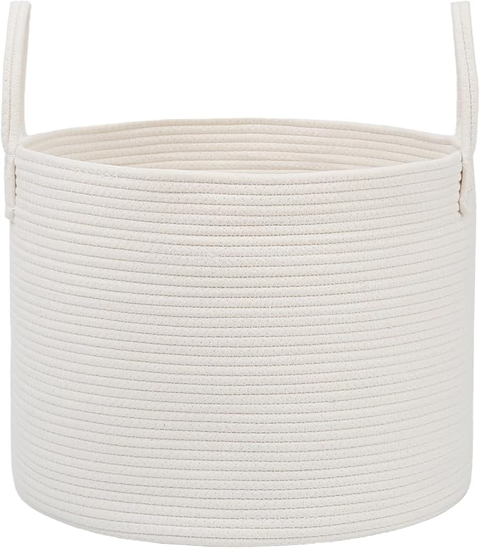65L Extra Large Blanket Basket for Living Room by JMvicyroam