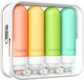 Quatish Travel Bottles for Toiletries, Original Patented Leak Proof Travel Size by Quatish