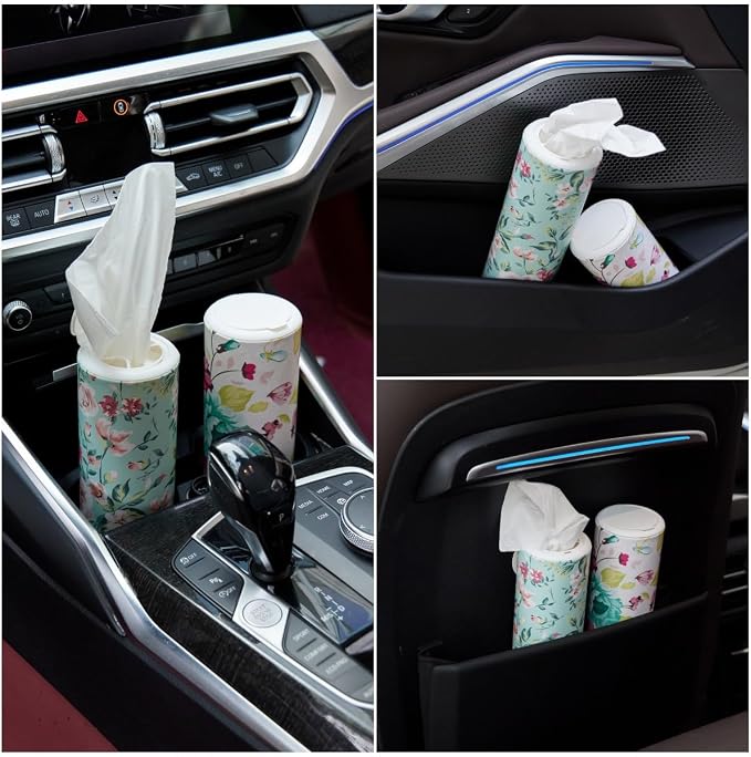 Chic Facial Tissue Holder for Car Cup Holder - Image 5