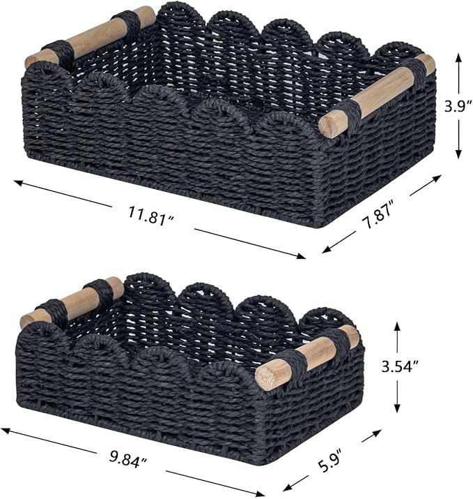CubesLand Scalloped Edge Decor Baskets - Image 6