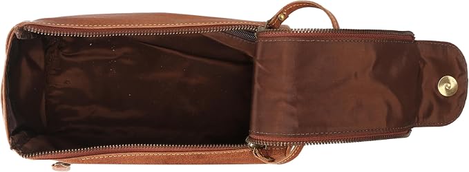 KomalC Premium Buffalo Leather Toiletry Bag - Image 5
