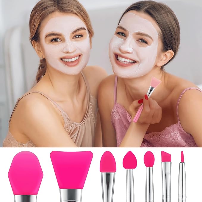 7PCS Silicone Brush Applicator Kit, Resin Brush Applicator UV Resin Brushes - Image 5