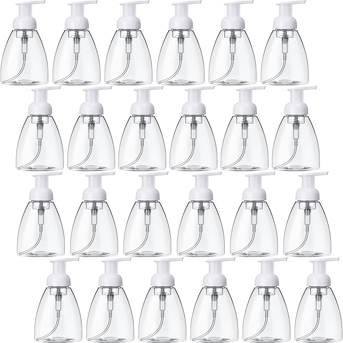 Eboot 24 Pcs 8 oz Foaming Soap Dispenser Foaming Pump Bottle Travel Hand Soap by eBoot