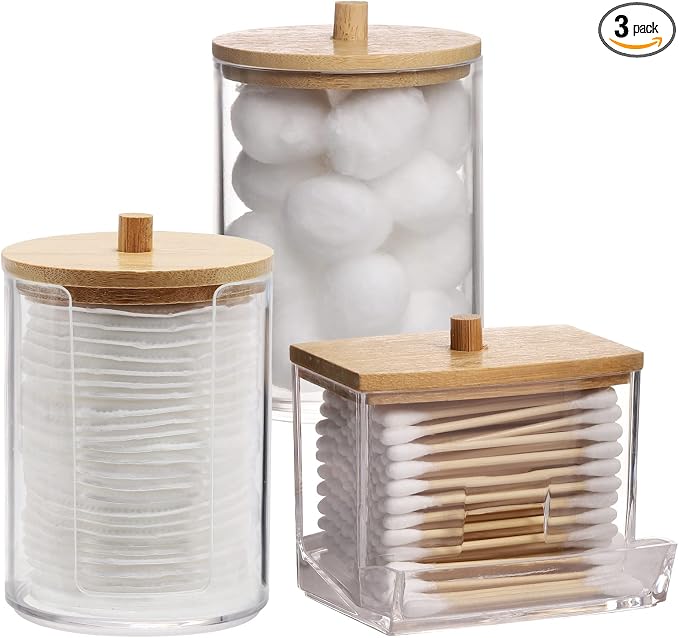 Tbestmax Bathroom Organizer Accessories Set-10 OZ Qtips Holder Storage by Tbestmax