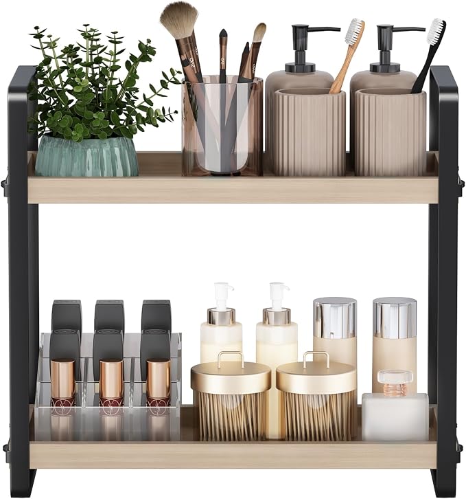 Bathroom Counter Organizer, Bathroom Countertop Organizer, Counter Shelf by HNRLOY