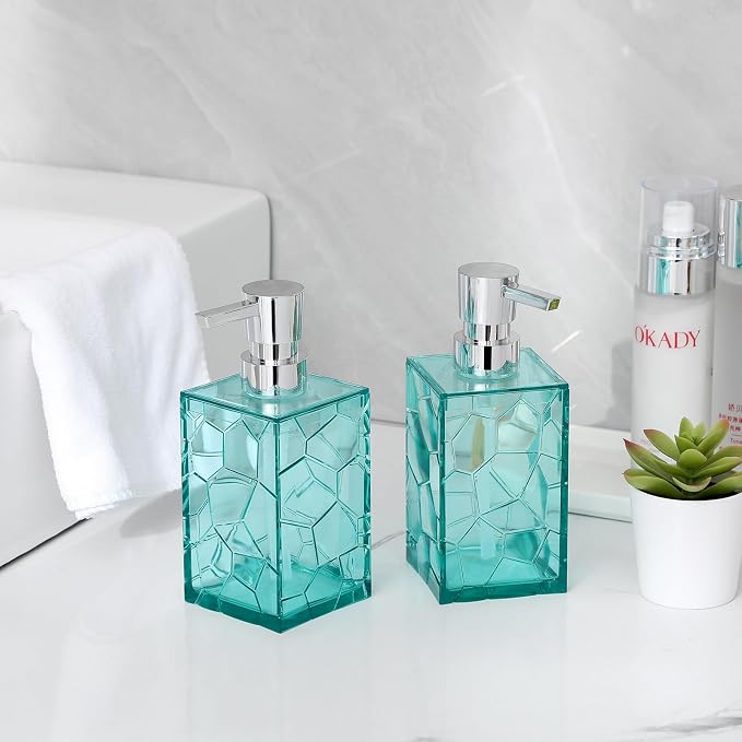 Hand Soap Dispenser, Teal 2 Pack - Image 2