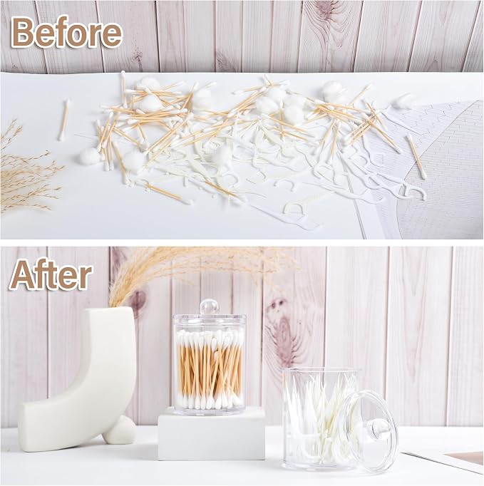 Clear Bathroom Organizer with Lid - Image 7