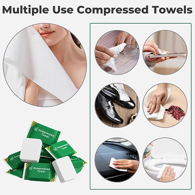 Disposable Towel Compressed Towel Tablets, Disposable Face Compressed Towels - Image 5