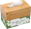 PERFORMORE Bamboo Tissue Box Cover by RingBinder