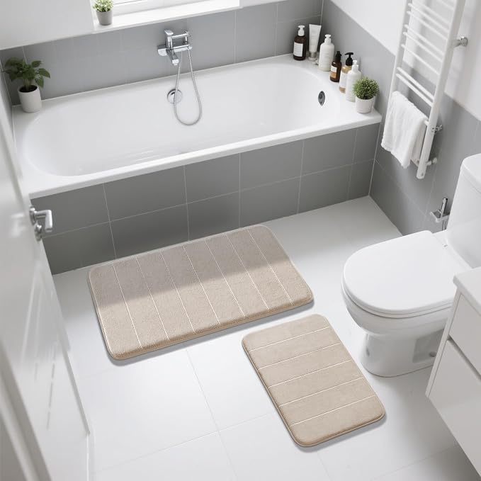 Yimobra Memory Foam Bathroom Rugs Sets 2 Piece - Image 7