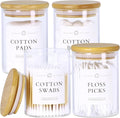 4 Pack Qtip Holder Dispenser by INIUNIK