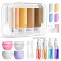 Muslish 21 Pack Travel Bottles for Toiletries, Leak-Proof TSA Compliant by MUSLISH