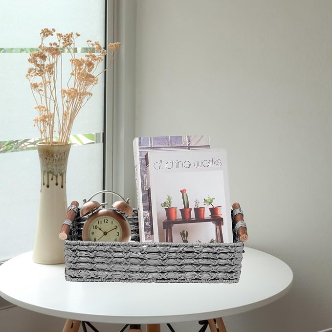 Small Storage Basket Wicker Baskets - Image 7