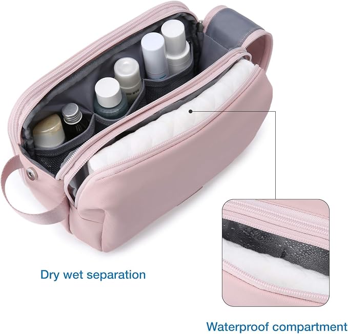 BAGSMART Toiletry Bag for Men, Travel Toiletry Organizer Dopp Kit - Image 3