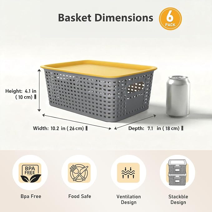 AREYZIN Plastic Storage Bins - Image 2