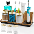Bathroom Counter Organizer, Bathrooms Toothbrush Holder Set by PARKMANI