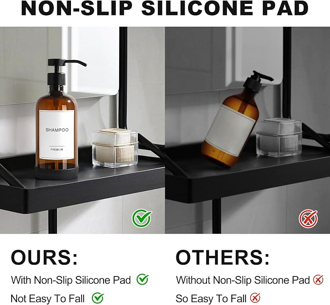 GMISUN Plastic Shampoo and Conditioner Dispenser - Image 3