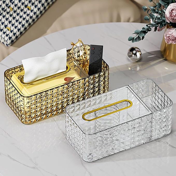 Tissue Box Cover Rectangle, Tissue Holder Napkin Dispenser - Image 3